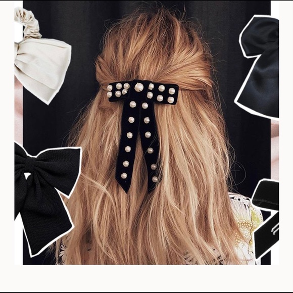 Other - Velvet Bow Hair Tie Set
